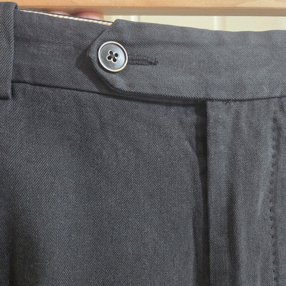 Tommy Bahama Black Dress Pants 90% Silk Size 35x30 - Picture 2 of 8